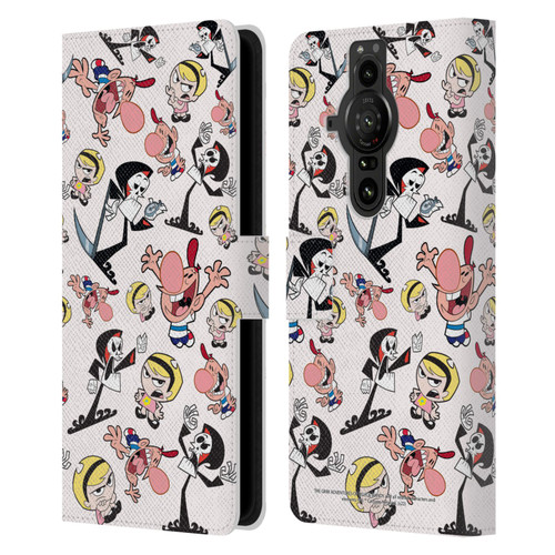 The Grim Adventures of Billy & Mandy Graphics Icons Leather Book Wallet Case Cover For Sony Xperia Pro-I