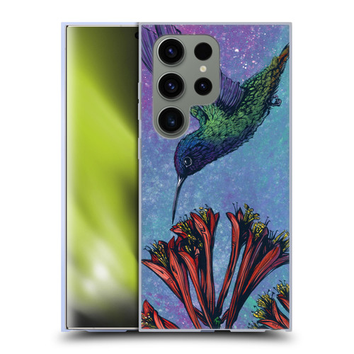David Lozeau Colourful Grunge The Hummingbird Soft Gel Case for Samsung Galaxy S24 Ultra 5G