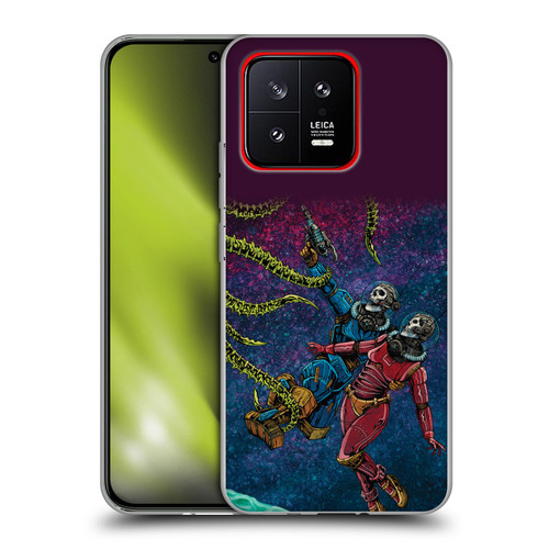 David Lozeau Colourful Grunge Astronaut Space Couple Love Soft Gel Case for Xiaomi 13 5G