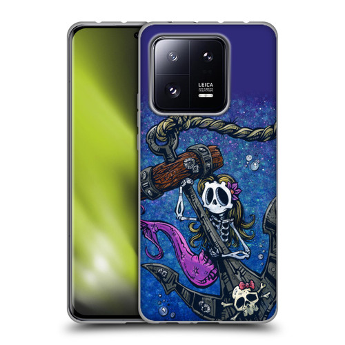 David Lozeau Colourful Grunge Mermaid Anchor Soft Gel Case for Xiaomi 13 Pro 5G