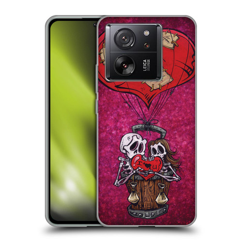 David Lozeau Colourful Grunge Day Of The Dead Soft Gel Case for Xiaomi 13T 5G / 13T Pro 5G