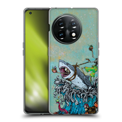 David Lozeau Colourful Art Surfing Soft Gel Case for OnePlus 11 5G