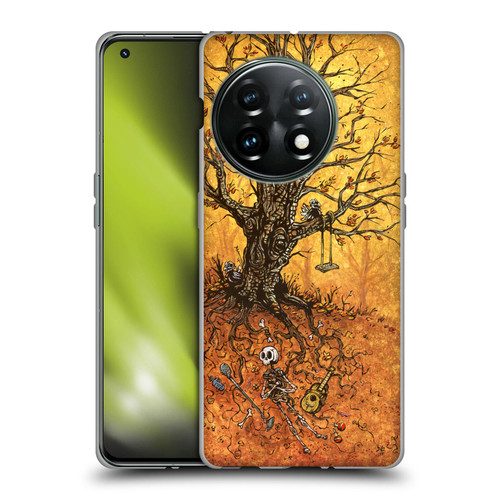 David Lozeau Colourful Art Tree Of Life Soft Gel Case for OnePlus 11 5G