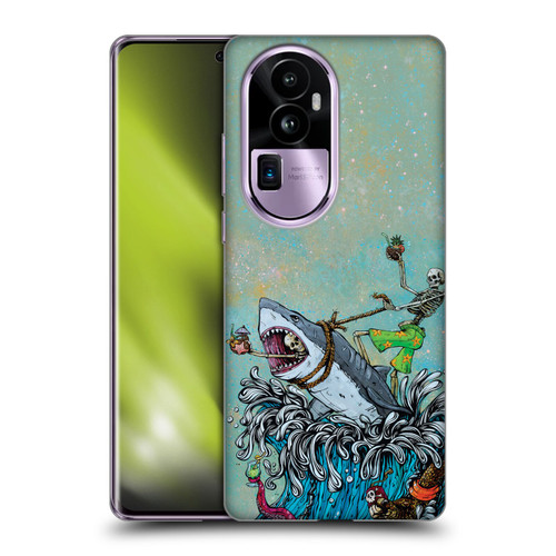 David Lozeau Colourful Art Surfing Soft Gel Case for OPPO Reno10 Pro+