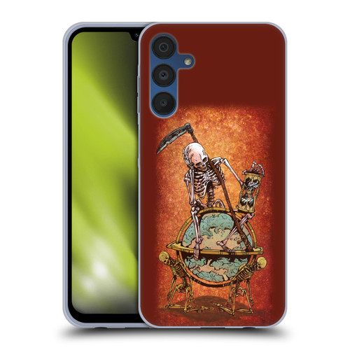 David Lozeau Colourful Art Memento Mori Soft Gel Case for Samsung Galaxy A15