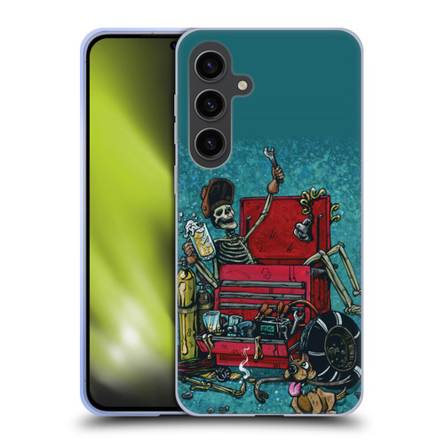 David Lozeau Colourful Art Garage Soft Gel Case for Samsung Galaxy S24+ 5G