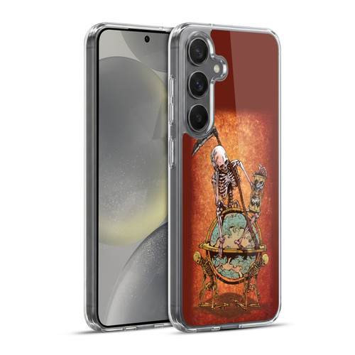 David Lozeau Colourful Art Memento Mori Soft Gel Case for Samsung Galaxy S24+ 5G & MagSafe