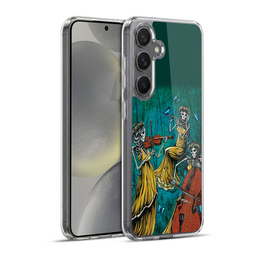 David Lozeau Colourful Art Three Female Soft Gel Case for Samsung Galaxy S24+ 5G & MagSafe