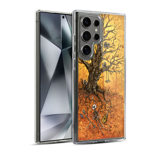 David Lozeau Colourful Art Tree Of Life Soft Gel Case for Samsung Galaxy S24 Ultra 5G & MagSafe