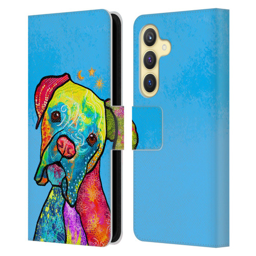 Duirwaigh Animals Boxer Dog Leather Book Wallet Case Cover For Samsung Galaxy S24 5G