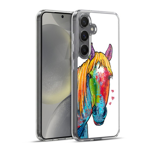 Duirwaigh Animals Horse Soft Gel Case for Samsung Galaxy S24+ 5G & MagSafe