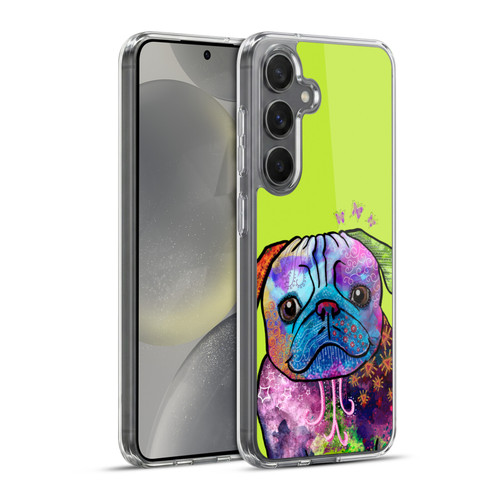 Duirwaigh Animals Pug Dog Soft Gel Case for Samsung Galaxy S24+ 5G & MagSafe