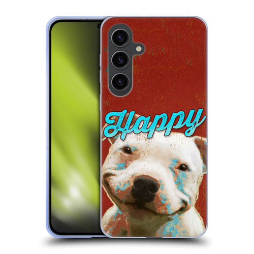 Duirwaigh Animals Pitbull Dog Soft Gel Case for Samsung Galaxy S24+ 5G