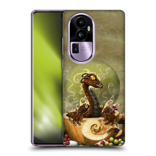 Stanley Morrison Art Brown Coffee Dragon Dragonfly Soft Gel Case for OPPO Reno10 Pro+