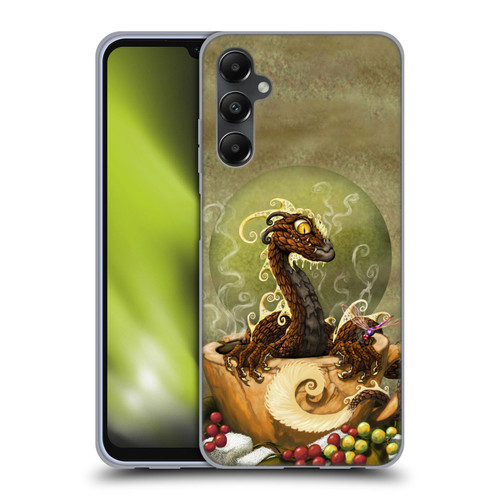 Stanley Morrison Art Brown Coffee Dragon Dragonfly Soft Gel Case for Samsung Galaxy A05s
