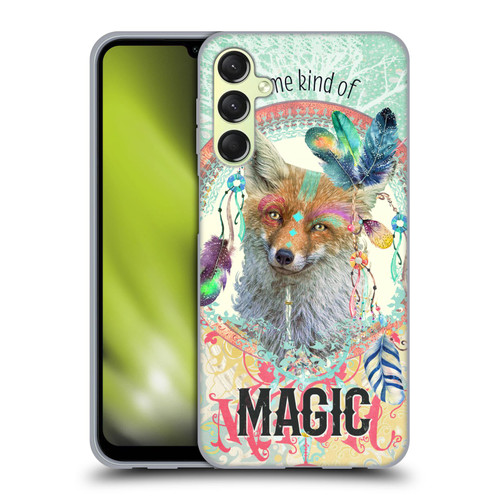 Duirwaigh Boho Animals Fox Soft Gel Case for Samsung Galaxy A24 4G / M34 5G