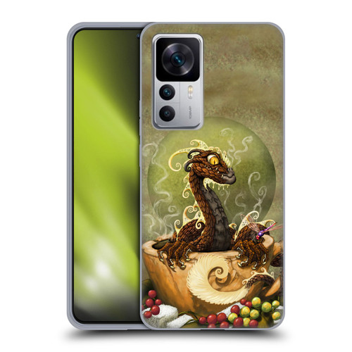 Stanley Morrison Art Brown Coffee Dragon Dragonfly Soft Gel Case for Xiaomi 12T 5G / 12T Pro 5G / Redmi K50 Ultra 5G