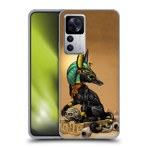 Stanley Morrison Art Egyptian Black Jackal Anubis Soft Gel Case for Xiaomi 12T 5G / 12T Pro 5G / Redmi K50 Ultra 5G