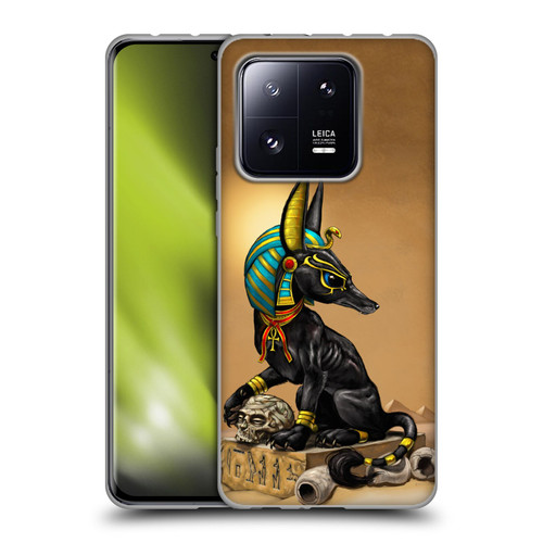 Stanley Morrison Art Egyptian Black Jackal Anubis Soft Gel Case for Xiaomi 13 Pro 5G