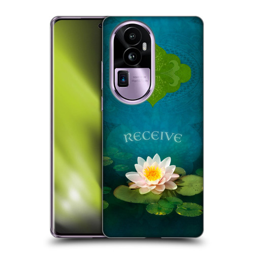 Duirwaigh God Receive Lotus Soft Gel Case for OPPO Reno10 Pro+
