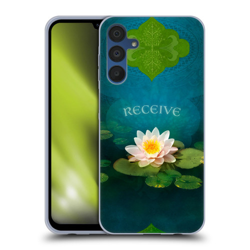 Duirwaigh God Receive Lotus Soft Gel Case for Samsung Galaxy A15