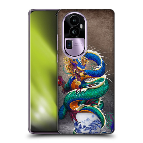 Stanley Morrison Dragons Asian Sake Drink Soft Gel Case for OPPO Reno10 Pro+