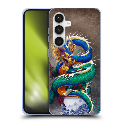 Stanley Morrison Dragons Asian Sake Drink Soft Gel Case for Samsung Galaxy S24 5G
