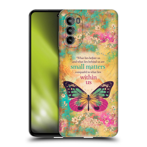 Duirwaigh Insects Butterfly 2 Soft Gel Case for Motorola Moto G82 5G