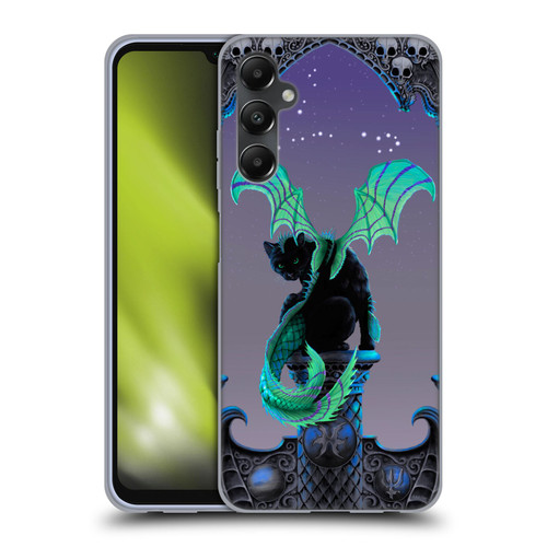 Stanley Morrison Dragons 2 Gothic Winged Cat Soft Gel Case for Samsung Galaxy A05s