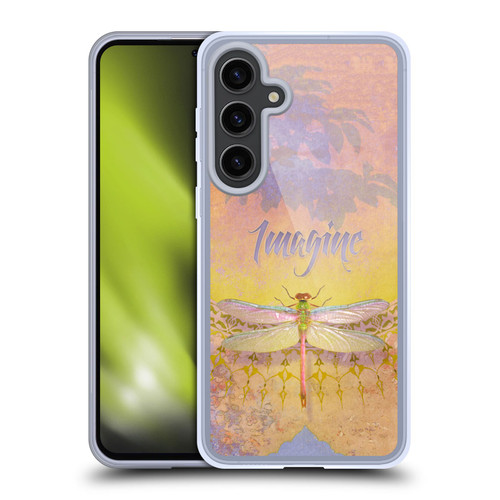 Duirwaigh Insects Dragonfly 2 Soft Gel Case for Samsung Galaxy S24+ 5G & MagSafe