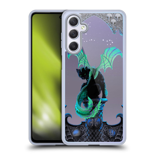 Stanley Morrison Dragons 2 Gothic Winged Cat Soft Gel Case for Samsung Galaxy M54 5G