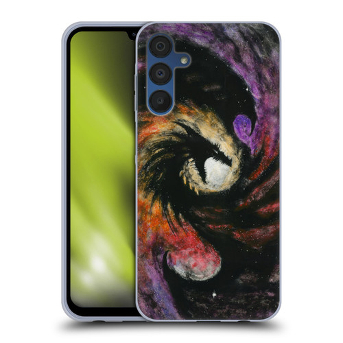 Stanley Morrison Dragons 3 Swirling Starry Galaxy Soft Gel Case for Samsung Galaxy A15
