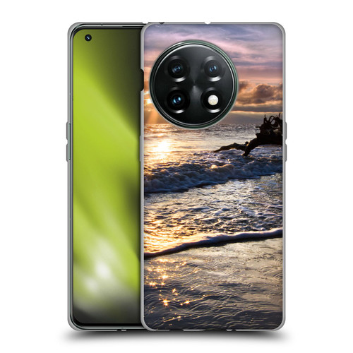 Celebrate Life Gallery Beaches Sparkly Water At Driftwood Soft Gel Case for OnePlus 11 5G