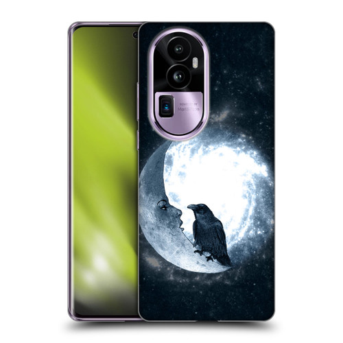 Barruf Animals Crow and Its Moon Soft Gel Case for OPPO Reno10 Pro+