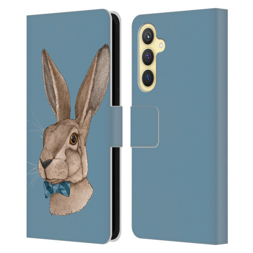 Barruf Animals Hare Leather Book Wallet Case Cover For Samsung Galaxy S23 FE 5G
