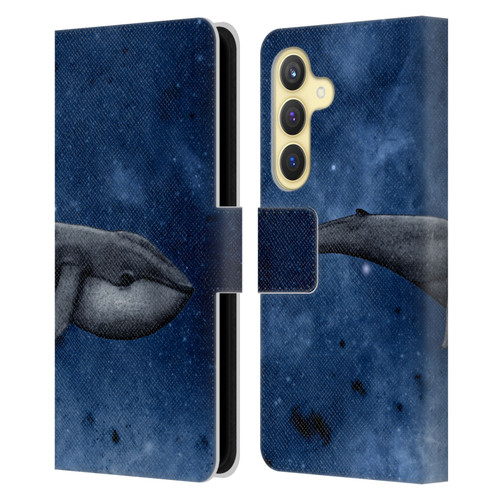Barruf Animals The Whale Leather Book Wallet Case Cover For Samsung Galaxy S24 5G