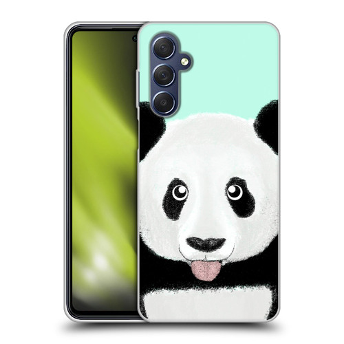 Barruf Animals The Cute Panda Soft Gel Case for Samsung Galaxy M54 5G