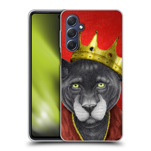 Barruf Animals The King Panther Soft Gel Case for Samsung Galaxy M54 5G