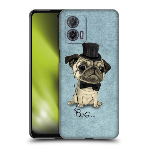 Barruf Dogs Gentle Pug Soft Gel Case for Motorola Moto G73 5G