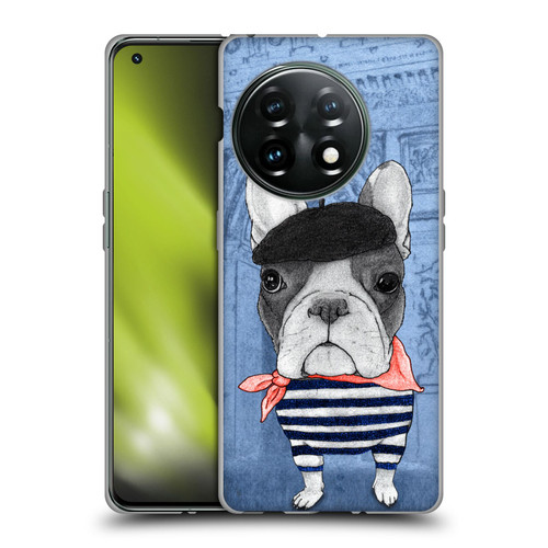 Barruf Dogs French Bulldog Soft Gel Case for OnePlus 11 5G