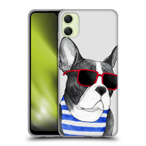 Barruf Dogs Frenchie Summer Style Soft Gel Case for Samsung Galaxy A05