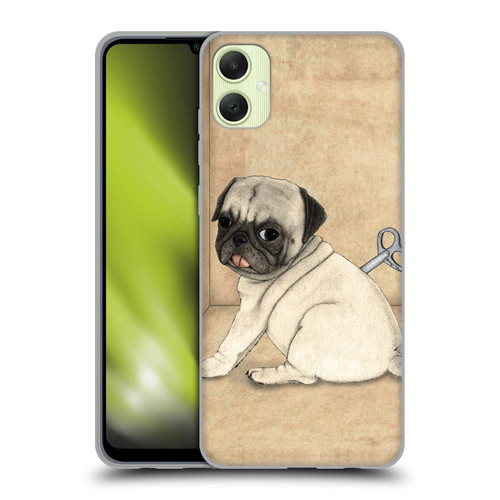 Barruf Dogs Pug Toy Soft Gel Case for Samsung Galaxy A05