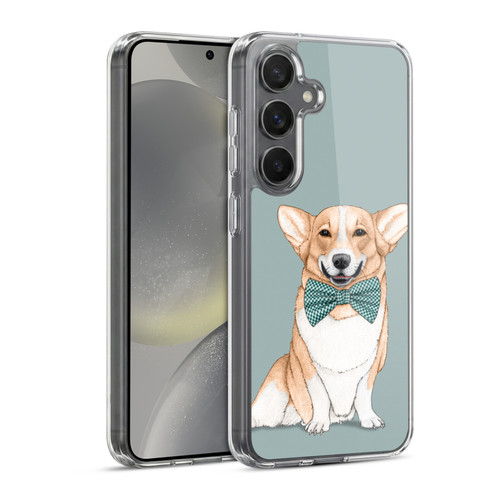 Barruf Dogs Corgi Soft Gel Case for Samsung Galaxy S24 5G & MagSafe