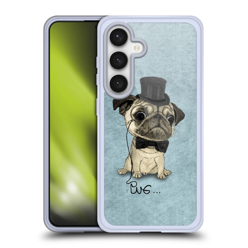 Barruf Dogs Gentle Pug Soft Gel Case for Samsung Galaxy S24 5G