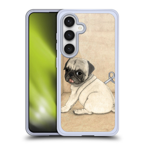 Barruf Dogs Pug Toy Soft Gel Case for Samsung Galaxy S24 5G