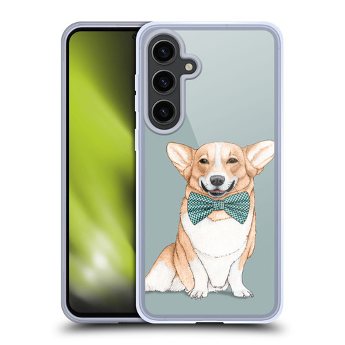 Barruf Dogs Corgi Soft Gel Case for Samsung Galaxy S24+ 5G