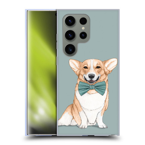 Barruf Dogs Corgi Soft Gel Case for Samsung Galaxy S24 Ultra 5G