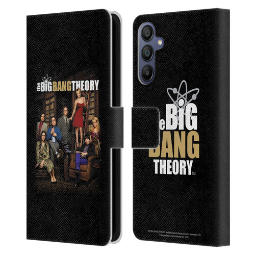 The Big Bang Theory Key Art Season 9 Leather Book Wallet Case Cover For Samsung Galaxy A15