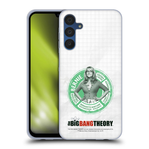 The Big Bang Theory Character Attributes Bernadette Soft Gel Case for Samsung Galaxy A15