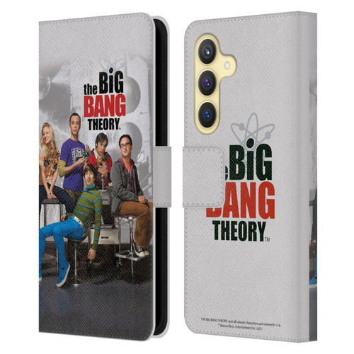 The Big Bang Theory Key Art Season 3 Leather Book Wallet Case Cover For Samsung Galaxy S24 5G